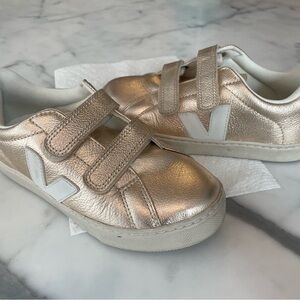 Veja gold sneakers - size 2… great condition!